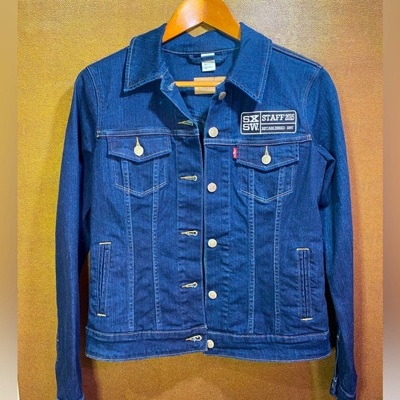 Levi's Jackets & Blazers - 2015 SXSW Levi's Staff Denim Jacket Medium - Exclusive Rock Memorabilia